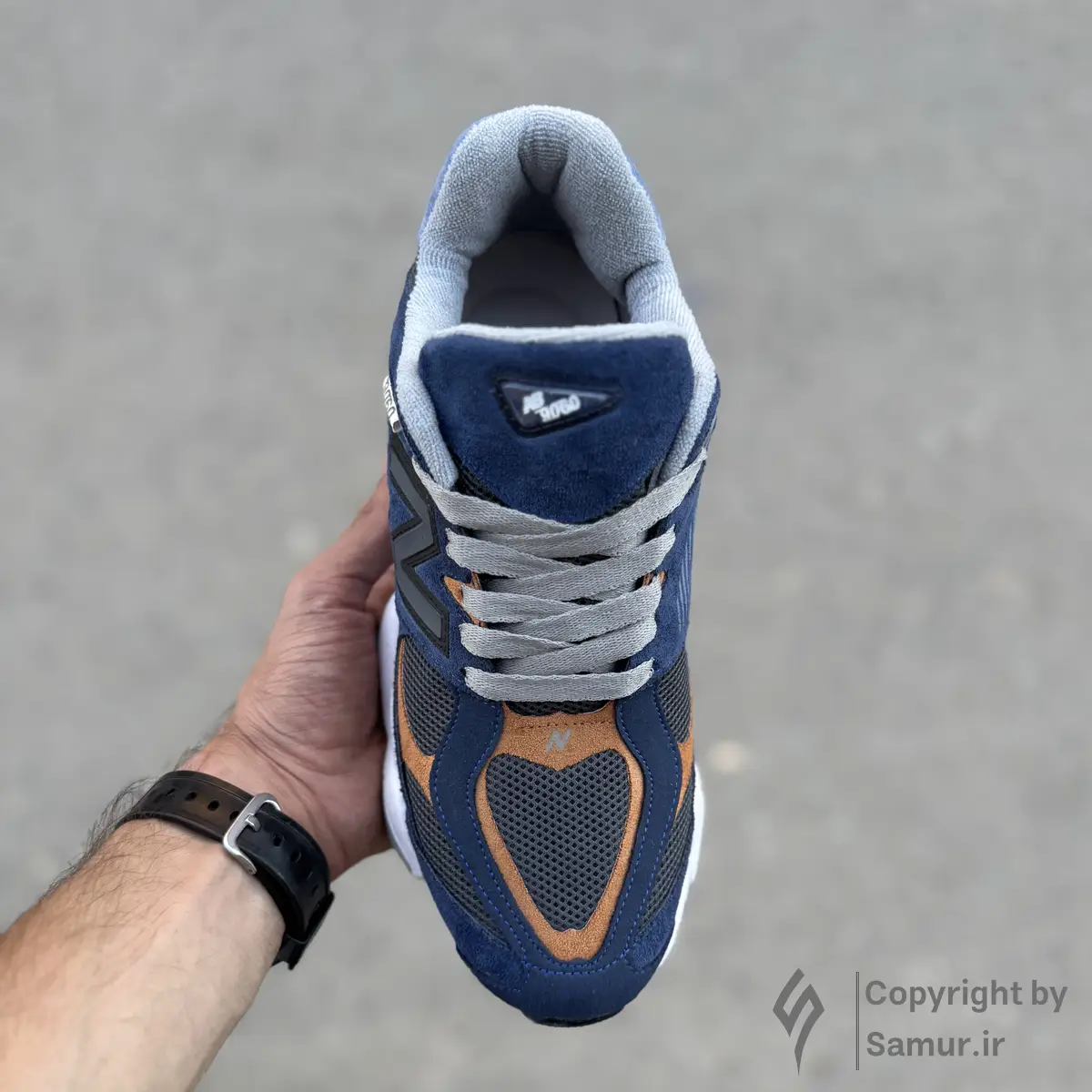 گالری تصاویر کتونی نیوبالانس 9060 سرمه ای قهوه ای